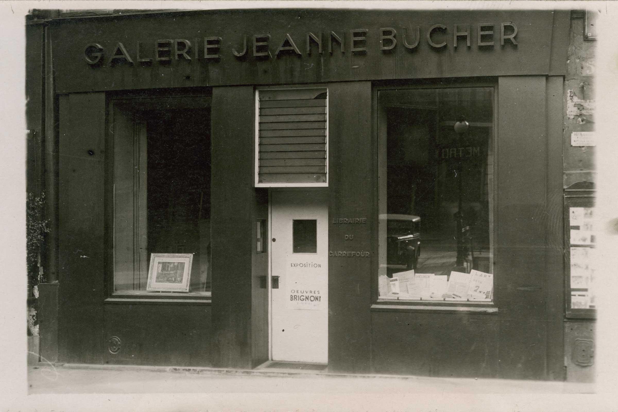 Galerie Jeanne Bucher, rue du Cherche-Midi, Paris, 1929